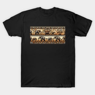 Tribal Patterns - Elephant T-Shirt